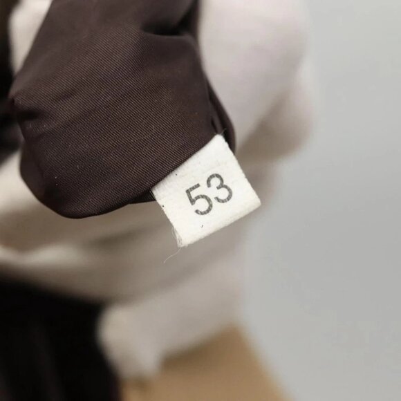 PRADA Tote Bag Canvas Beige Silver Auth 117799 - Picture 2 of 16